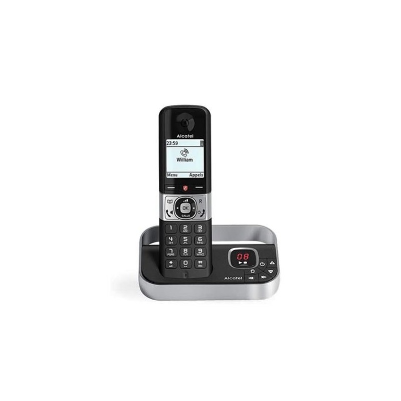 Comprar Alcatel Teléfono DECT F890 Voice Negro - Ganga Electrónica