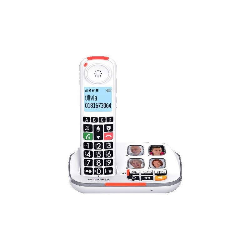 Comprar Swissvoice Teléfono DECT Xtra 2355 eu Blanco - Ganga Electrónica