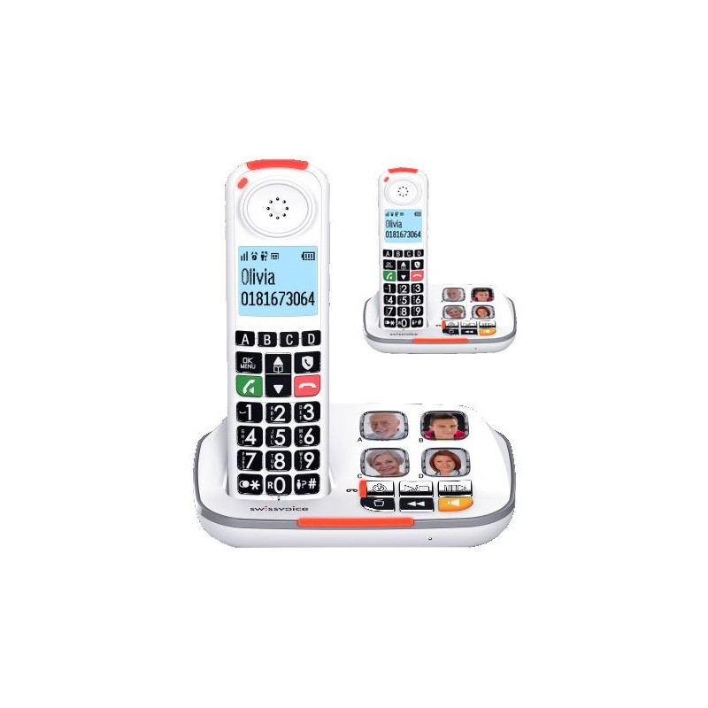 Comprar Swissvoice Teléfono DECT Xtra 2355 Duo eu Blanco - Ganga Electrónica