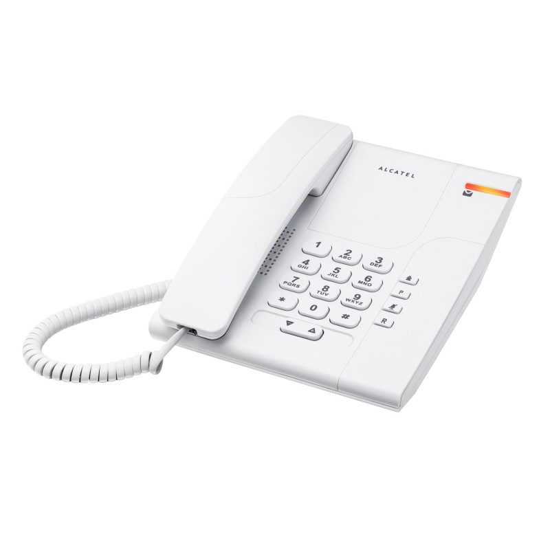 Comprar Alcatel Teléfono Fijo Compacto Temporis 180 Blanco - Ganga Electrónica