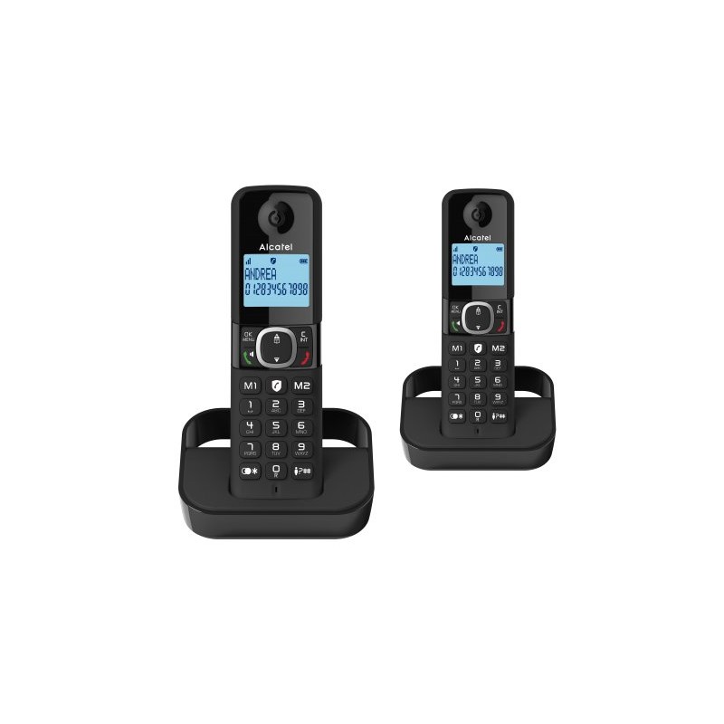 Comprar Alcatel Teléfono DECT F860 Duo Negro - Ganga Electrónica