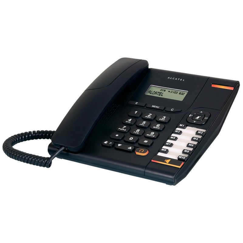 Comprar Alcatel Teléfono Fijo Compacto Temporis 580 Negro - Ganga Electrónica