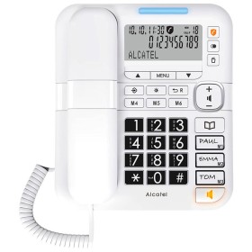 Comprar Alcatel Teléfono Fijo Compacto TMAX70 Blanco - Ganga Electrónica