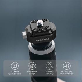 FALCAM F22 Panoramic Camera Quick Release Kit(Black)