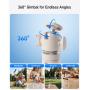 Telesin Quick-Open Tripod 65cm w/ 1/4 Ball Head - White