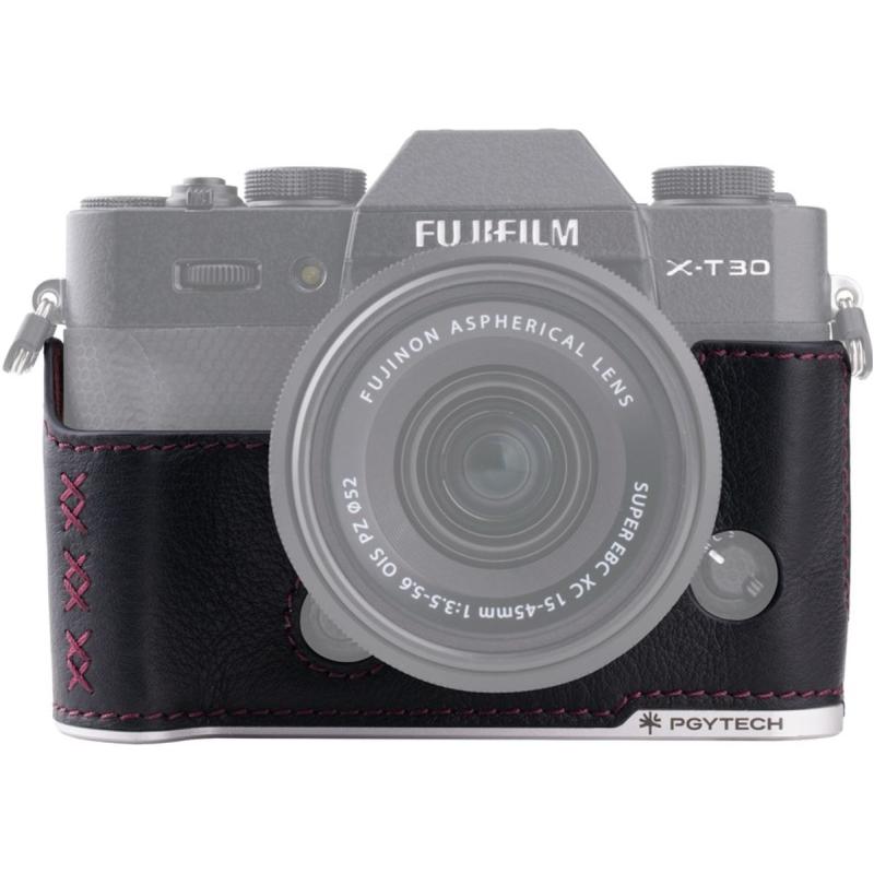 PGYTECH Leather Camera Case (For Fujifilm X T30 / Midnight Black)
