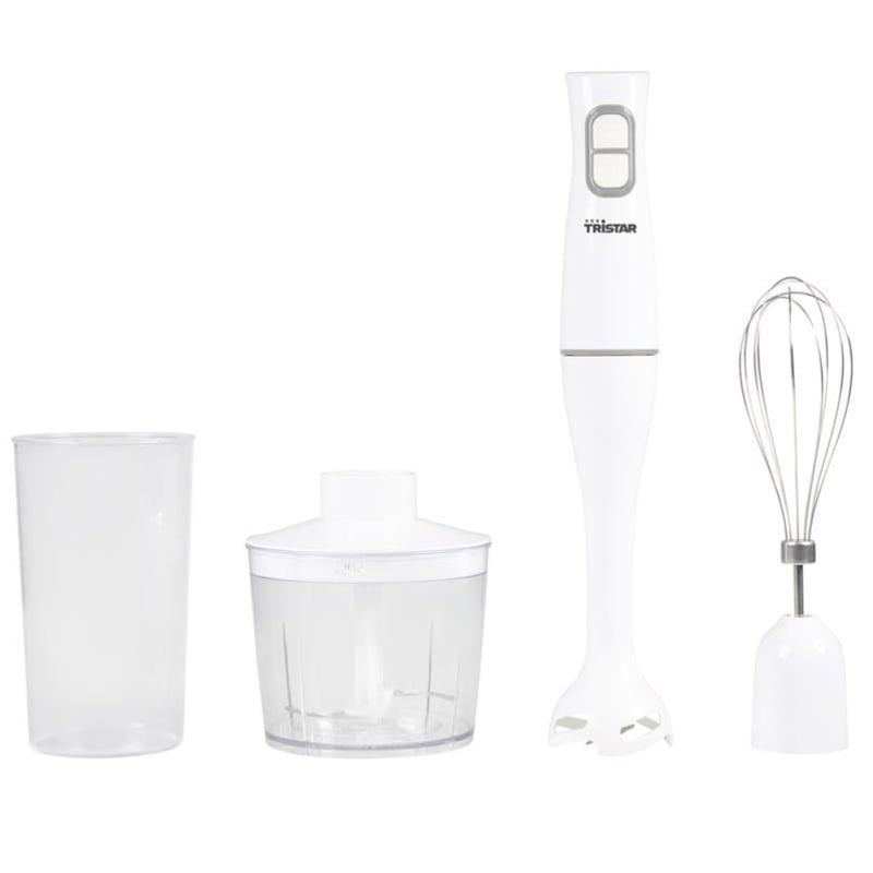 Batidora de mano Tristar MX-4851/ 350W/ Incluye Batidor, Picadora y Vaso Medidor