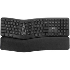 ACT Ergonomic Bluetooth Keyboard Multi-Connection (QWERTY/Us Layout)