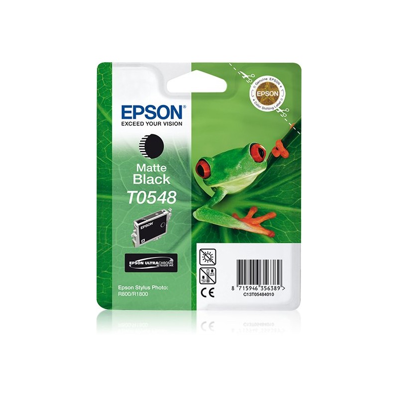 Comprar Tinta Original Epson T0548 para Stylus Photo R-800/1800 Negro Mate - Ganga Electrónica