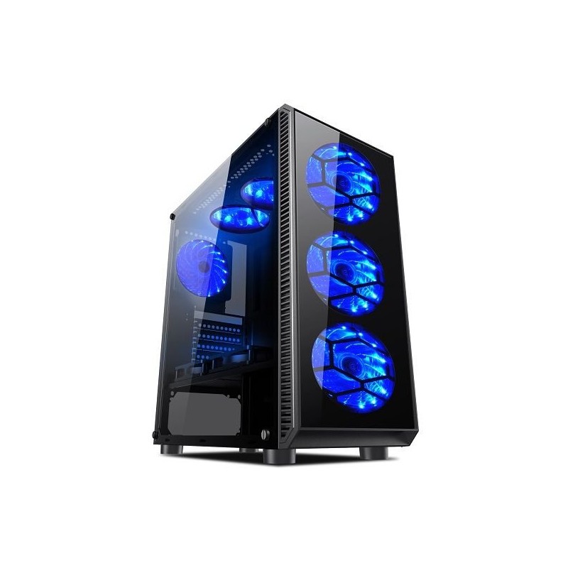 Comprar L-Link Caja PC ATX Avatar LED Azul USB 3.0 Ventana Transparente - Ganga Electrónica