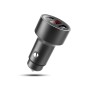 Comprar Eightt Cargador Coche USB 2 Puertos Aluminio 12w Display - Ganga Electrónica