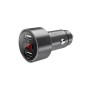Comprar Eightt Cargador Coche USB 2 Puertos Aluminio 12w Display - Ganga Electrónica