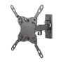 Comprar Aisens Soporte de Pared para Pantallas 13-42'/33-106cm Hasta 20kg (2 Pivotes) Extensible/Giratorio/Inclinable/Nivelable 