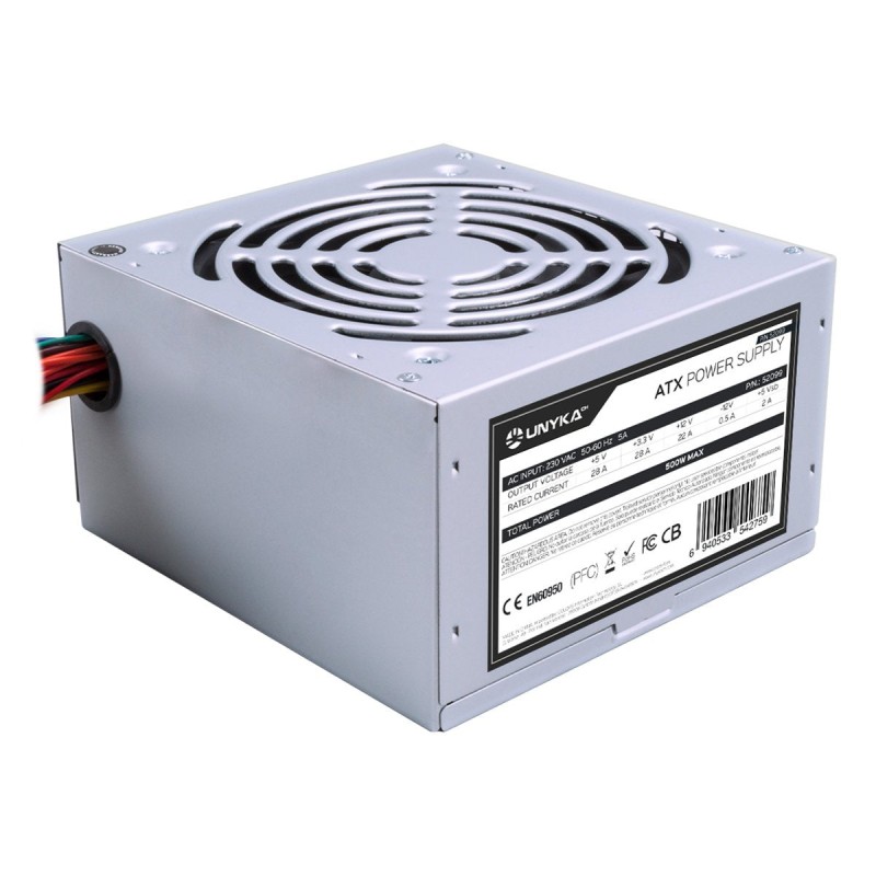 Comprar Fuente de Alimentacion Unykach ATX 500w 52099 - Ganga Electrónica