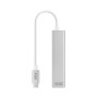 Comprar Nanocable Conversor Usb-C a Ethernet Gigabit + 3xusb 3.0 - Aluminio - 15 Cm - Plata - Ganga Electrónica