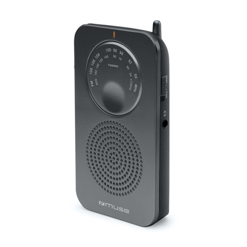 Comprar Muse Radio M-01 Rs Analog Muse M-01rs, Personal, Analógica, Fm,Mw, 3,5 Mm, Gris, Giratorio - Ganga Electrónica