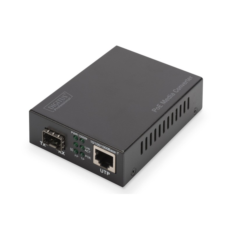 Comprar Digitus Convertidor de Medios Gigabit Poe, RJ45 / Sfp, Pse (Gigabit POE Media Converter - SFP 10/100/1000base-T To SFP I