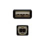 Comprar Nanocable Cable de Impresora con Ferrita Usb-B 2.0 Macho a Usb-A Macho 5m - Ganga Electrónica
