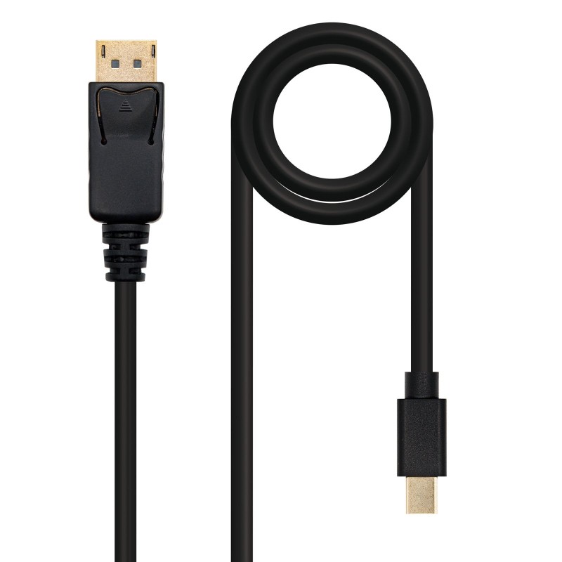 Comprar Nanocable Cable Mini DP Macho a Displayport Macho 2m - Negro - Ganga Electrónica