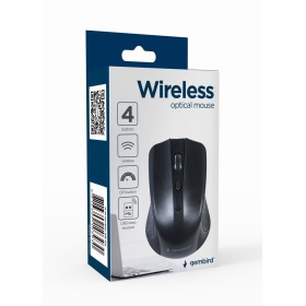 Comprar Raton Óptico Inalambrico Gembird 4 Botones 1600 Dpi Negro Musw-4b-04 - Ganga Electrónica