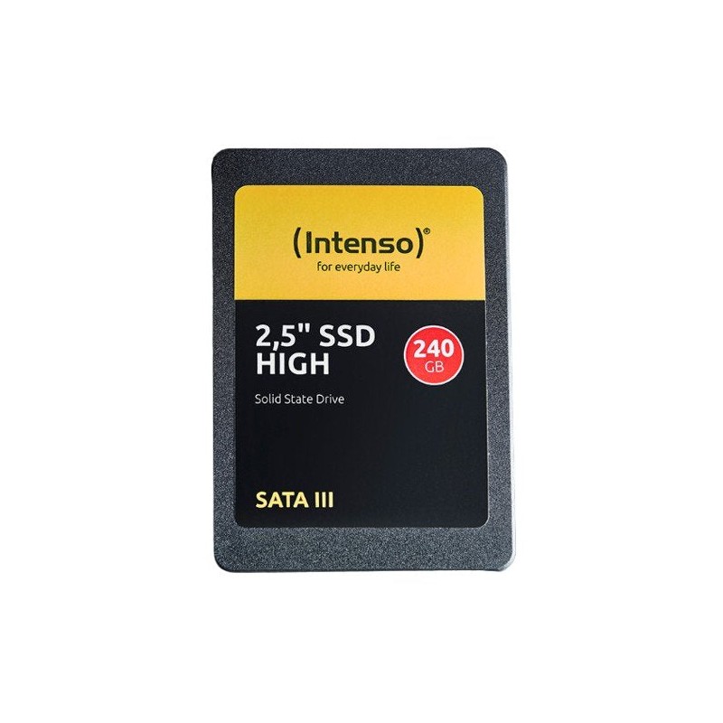 Comprar Disco SSD Intenso 240GB Sata3 High 2.5'', 520/500mbs, Shock Resistant, Low Power - Ganga Electrónica