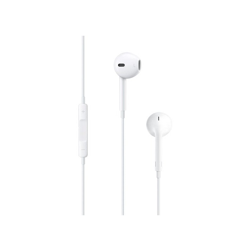 Comprar Apple Earpods Auriculares con Micrófono Conector Jack Blanco - Ganga Electrónica
