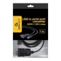 Comprar Gembird Cable USB a Serie Db9 1.50m Negro Uas-Db9m-02 - Ganga Electrónica