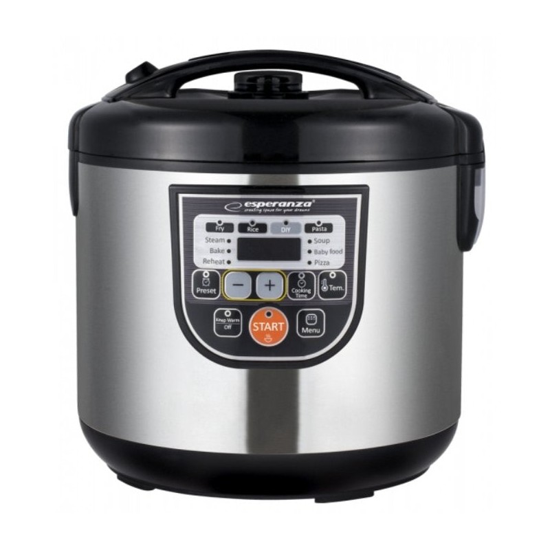 Comprar Esperanza Multicooker Cooking 5 L 860 W Negro, Metálico Ekg011 - Ganga Electrónica