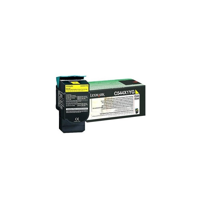 Comprar Lexmark C544/X544 Toner Amarillo Extra Alto Rendimiento Retornable - Ganga Electrónica