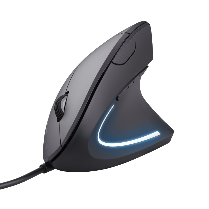 Comprar Trust Raton Optico Ergonomico Verto 1600dpi Ergonomico 6 Botones USB - Ganga Electrónica