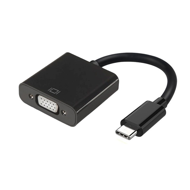 Comprar Aisens Conversor Usb-C a VGA - Usb-C/M-Hdb15/H - 15cm - Negro - Ganga Electrónica