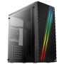 Comprar Caja PC Aerocool Streak Negra 1* USB 3.0 2* USB 2.0 LED RGB Panel en Frontal Atx/Micro Atx/Mini ITX Soporta Refrigeració