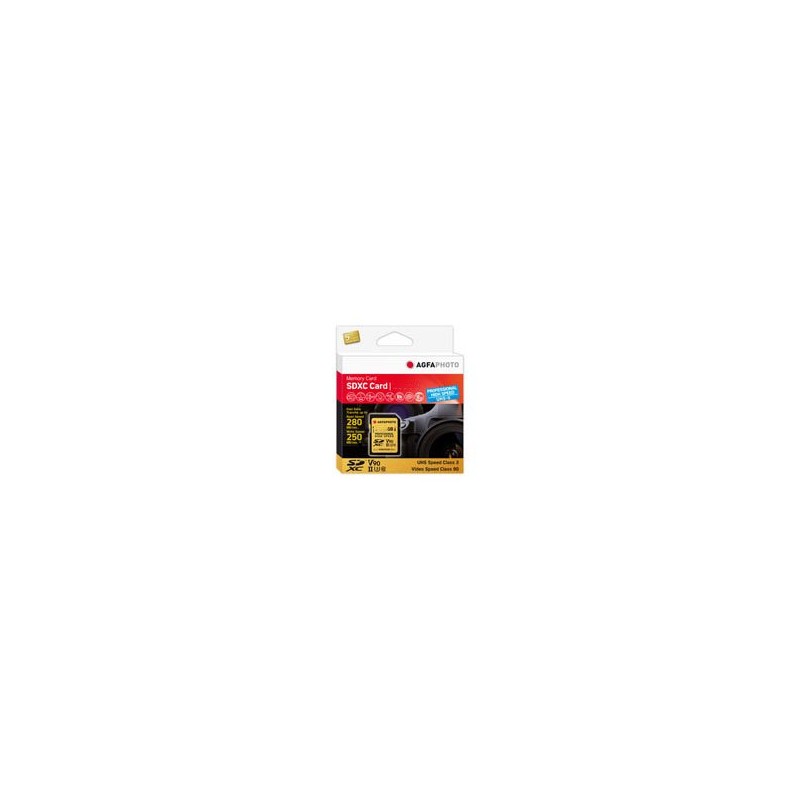 Comprar Agfaphoto Sdxc Uhs II 256GB Professional High Speed U3 V90 - Ganga Electrónica