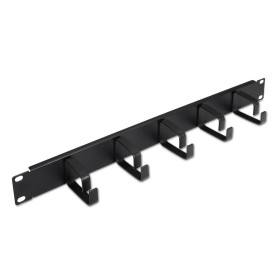 Comprar Aisens Organizador de Cables Metalico con 5 Anillos - 19" 1u - Negro - Ganga Electrónica