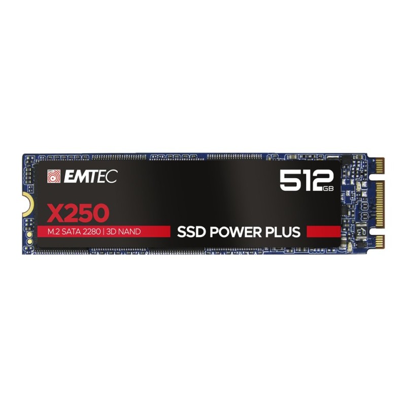 Comprar Disco SSD Emtec 512GB X250 M.2GB Serial Ata III 3d Nand - Ganga Electrónica