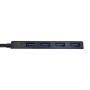 Comprar Aisens Hub USB 3.0 - Tipo a Macho a 4xtipo a Hembra - 30cm - Negro - Ganga Electrónica