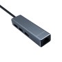 Comprar Aisens Conversor Usb3.1 Gen1 Usb-C a Ethernet Gigabit 10/100/1000 Mbps + Hub 3xusb3.0 - 15cm - Gris - Ganga Electrónica