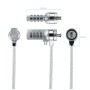 Comprar Tooq Cable de Seguridad Universal con Combinacion para Portatiles - Bloqueo de 4 Digitos - Acero 4.5mm - Longitud 1.50m 