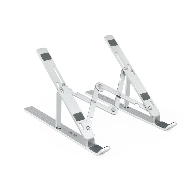 Comprar Tooq Soporte para Portatil Hasta 15" - 7 Niveles de Altura - Plegable - Base Antideslizante - Peso Max 5kg - Plata - Gan