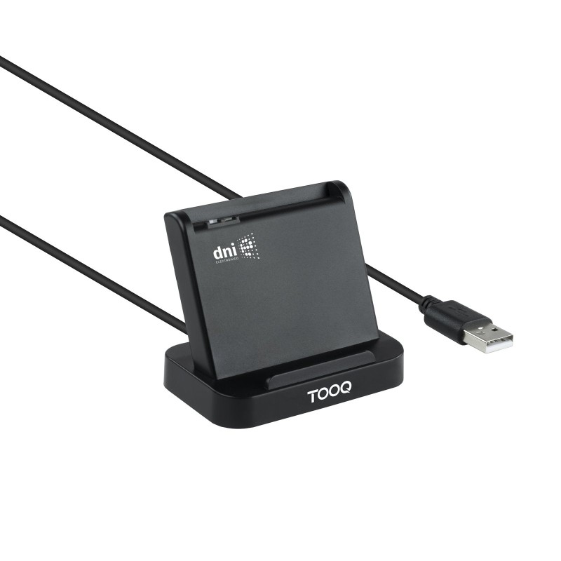 Comprar Tooq Lector de Tarjetas Inteligentes Dnie Vision USB 2.0 - Negro - Ganga Electrónica