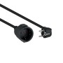 Comprar Nanocable Cable de Alimentacion Alargador 2m Cee7 Acodado Macho a Cee7 Hembra 2m - Ganga Electrónica