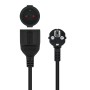 Comprar Nanocable Cable de Alimentacion Alargador 2m Cee7 Acodado Macho a Cee7 Hembra 2m - Ganga Electrónica
