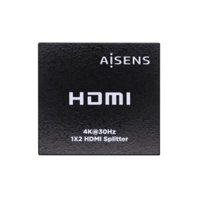 Comprar Aisens HDMI Duplicador 4k@30hz 1x2 con Alimentacion - Negro - Ganga Electrónica