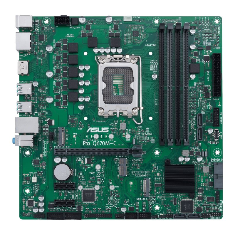 Comprar Placa Base Asus Pro Q670m-C-Csm Lga1700 4ddr5 - Ganga Electrónica