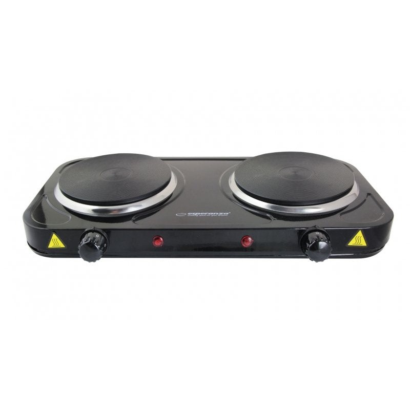 Comprar Esperanza Ekh010k Cocina Eléctrica, Superior, 2 Zonas, Negro - Ganga Electrónica