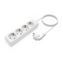 Comprar Aisens Regleta Multiple de 4 Tomas con Cable 3×1.5mm2 - 1.40m - Blanco - Ganga Electrónica