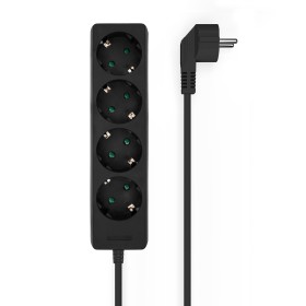 Comprar Aisens Regleta Multiple de 4 Tomas con Cable 3×1.5mm2 - 1.40m - Negro - Ganga Electrónica