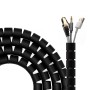 Comprar Aisens Organizador de Cable en Espiral 25mm - 3m - Negro - Ganga Electrónica