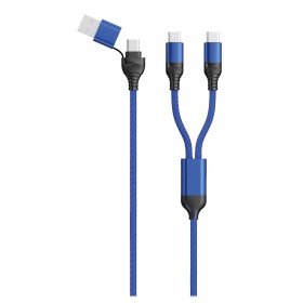 Comprar Cable 2go USB / Type C Duo Type C Azul 120cm - Ganga Electrónica