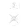 Comprar Aisens Soporte Universal Giratorio - Inclinable de Techo para Proyector - Hasta 13.5kg - Blanco - Ganga Electrónica